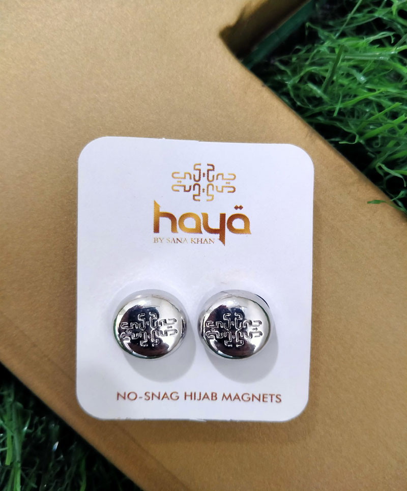 NO SANG HIJAB MAGNETS (SILVER GLOSSY FINISH)