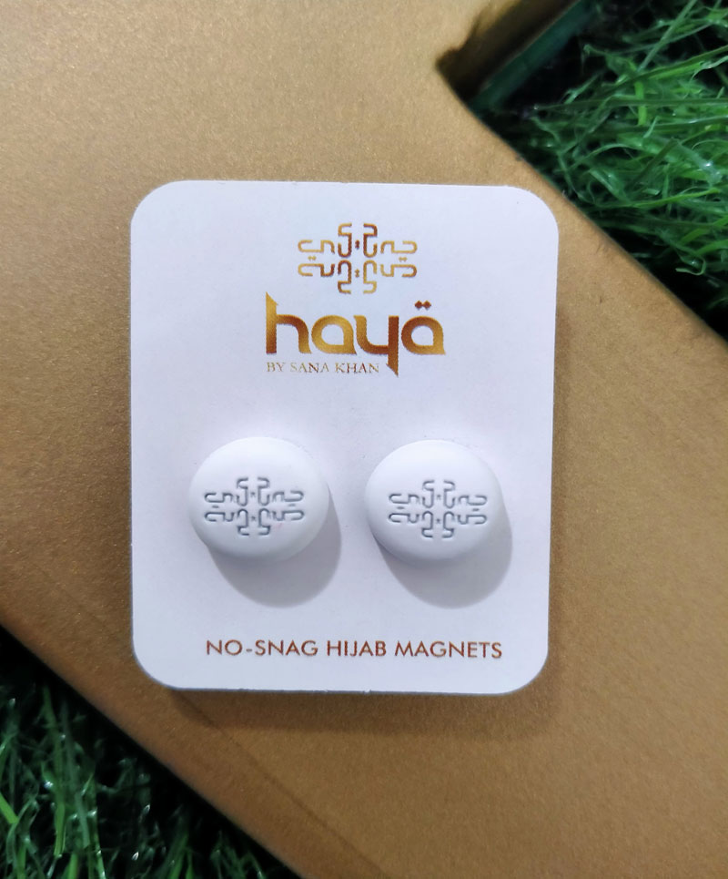 No Sang Hijab Magnets - White M