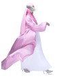 Shimmer Abaya -Bubblegum