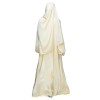 Shimmer 2 Layered Abaya-Lemon