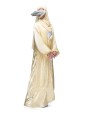 Shimmer 2 Layered Abaya-Lemon