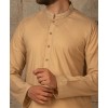 MEN EMBROIDERY SEMI FORMAL PEACH KURTA