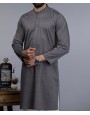 Men Kurta - Charcoal