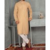 MEN EMBROIDERY FORMAL BRONZE KURTA 