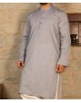 Men Kurta - Grey