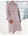 Men Kurta - Stone Grey