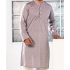 MEN PLAIN GREY KURTA