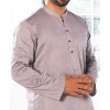 MEN PLAIN GREY KURTA