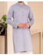Men Kurta - Grey