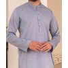 MEN PLAIN SLATE GREY KURTA