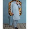 MEN  SHALWAR KAMEEZ PLAIN SKY BLUE