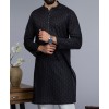 Men Kurta - Black