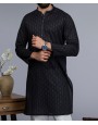Men Kurta - Black