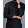 Men Kurta - Black