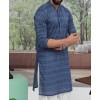 Men Kurta - Blue