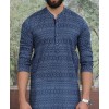 Men Kurta - Blue