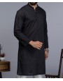 Men Kurta - Black