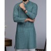 Men Kurta - Green