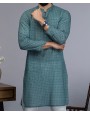 Men Kurta - Green