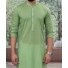 MEN KURTA PRINTED GREEN