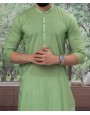 Men Kurta - Green