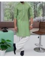 Men Kurta - Green