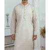 MEN PLAIN OFF WHITE KURTA