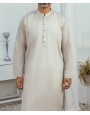 Men Kurta - Off White