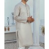 Men Kurta - Off White