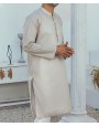 Men Kurta - Off White