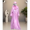 Shimmer Abaya -Bubblegum