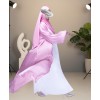 Shimmer Abaya -Bubblegum