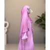 Shimmer Abaya -Bubblegum