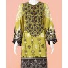 Lime Ethnic 3Pc Stitched Suit