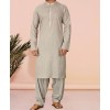 Men Kameez Shalwar Plain Light Green