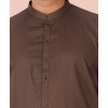 Men Kameez Shalwar Plain Dark Grey