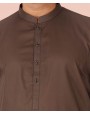 Men Shalwar Kameez - Dark Brown