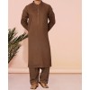 Men Shalwar Kameez - Brown
