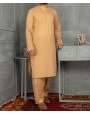 Men Shalwar Kameez - Khaki