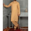 Men Kameez Shalwar Plain Khaki