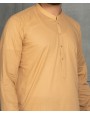 Men Shalwar Kameez - Khaki