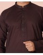 Men Shalwar Kameez - Chocolate