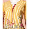 Yellow Lines Lawn Printed 1Pc Stitch Kurti