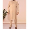 Men Kameez Shalwar Plain Peach