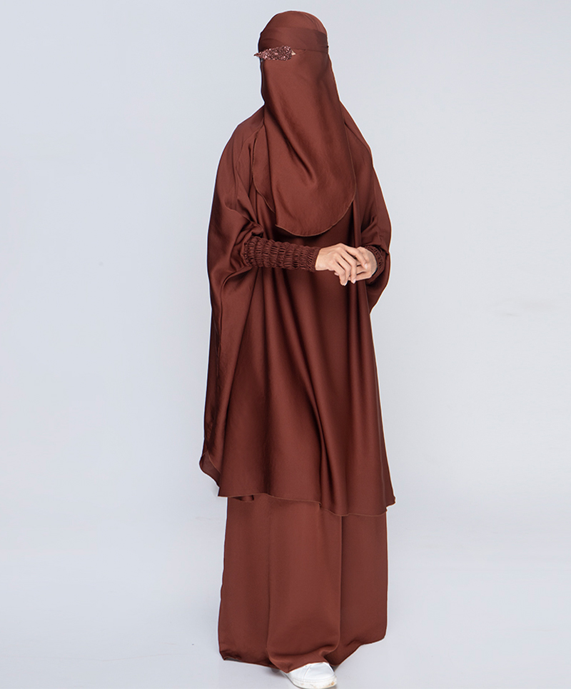 Jilbab 3 Piece Set - Spice