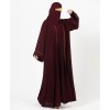 Cairo 5 Pc Set Abaya - Mulberry