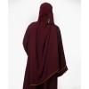 Cairo 5 Pc Set Abaya - Mulberry