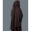 Cairo 5Pc Set Abaya - Saddle