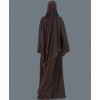 Cairo 5Pc Set Abaya - Saddle