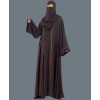 Cairo 5Pc Set Abaya - Saddle